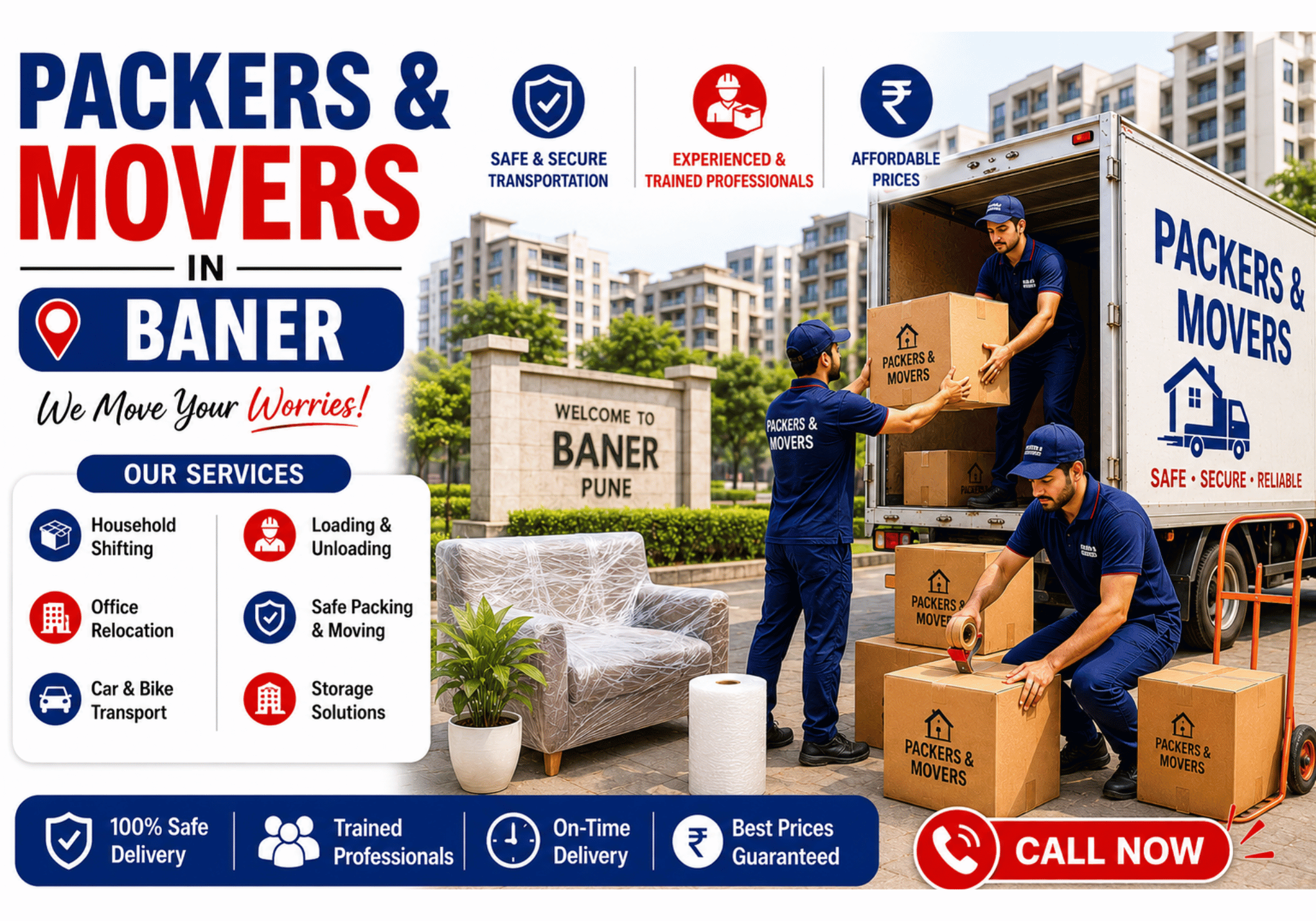 Packers and Movers in Baner, Packers and Movers Near Baner, Local Packers and Movers in Baner,